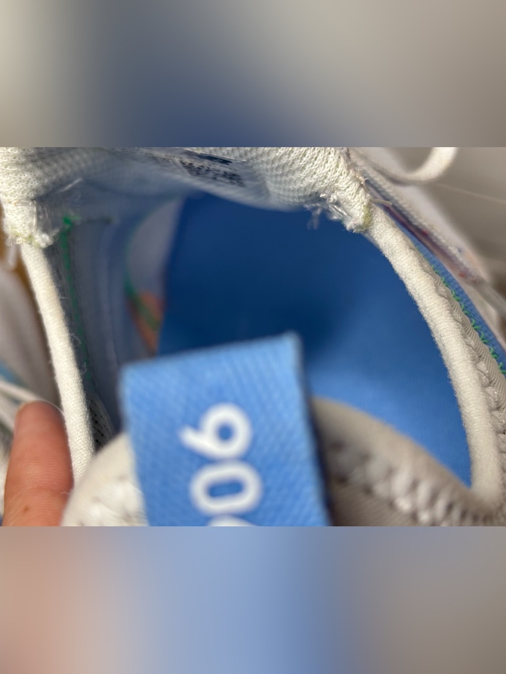 New Balance Fresh Foam X Cruz v3 Artisan Pack White Blue Women 8.5 VGUC - Picture 12 of 16